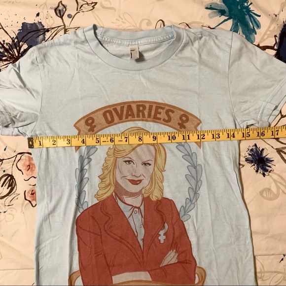 💛 Leslie Knope Ovaries Before Broveries T-Shirt - Picture 6 of 8
